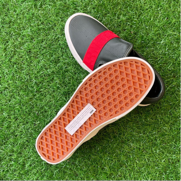 Vans Classic Slip On Leather and Webbing - Picture 6 of 6